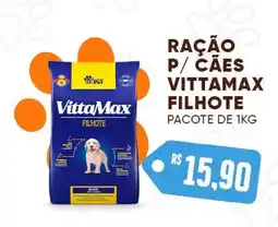 Villefort Atacadista Ração p/ cães vittamax filhote oferta