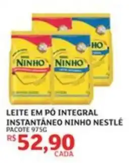 Assaí Atacadista Leite em pó integral instantâneo ninho nestlé oferta