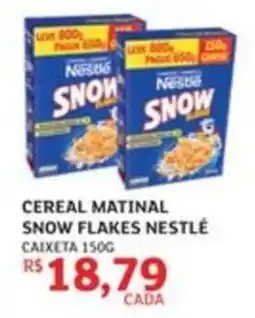 Assaí Atacadista Cereal matinal snow flakes nestlé oferta