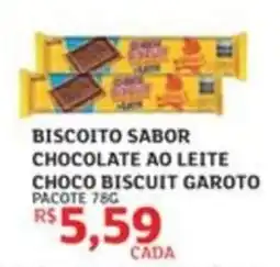 Assaí Atacadista Biscoito sabor chocolate ao leite choco biscuit garoto oferta