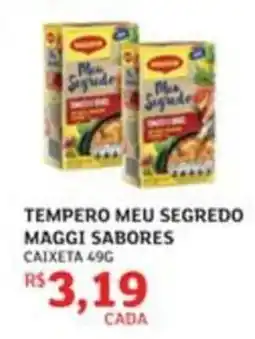 Assaí Atacadista Tempero meu segredo maggi sabores oferta