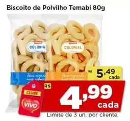 Rede Vivo Biscoito de Polvilho Temabi oferta