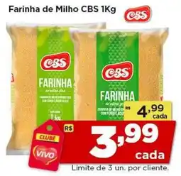 Rede Vivo Farinha de milho CBS oferta