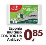 Supermercados Nori Esponja multiuso Condor Un Antibac oferta