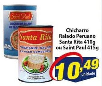 Chicharro ralado Peruano Santa Rita 410g ou Saint Paul 415g