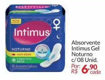 Fort Atacadista Absorvente intimus gel noturno 8un oferta