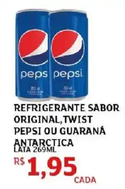 Assaí Atacadista Refrigerante sabor original, twist pepsi ou guaraná antarctica oferta
