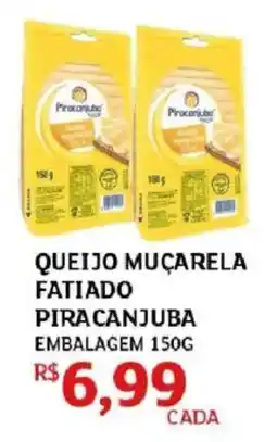 Assaí Atacadista Queijo muçarela fatiado pira canjuba oferta