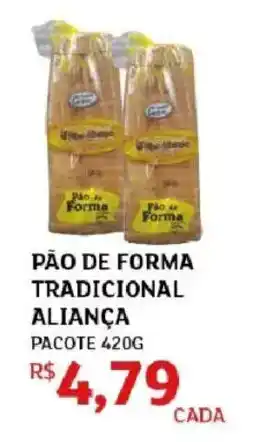Assaí Atacadista Pão de forma tradicional aliança oferta