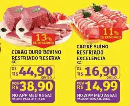 Assaí Atacadista Coxão duro bovino resfriado reserva oferta