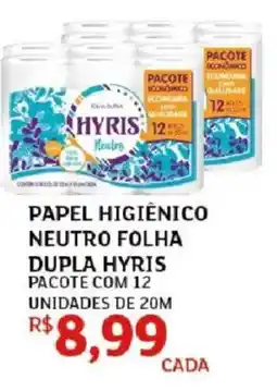 Assaí Atacadista Papel higiênico neutro folha dupla hyris oferta