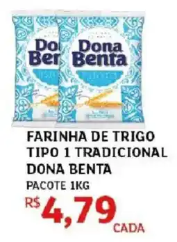 Assaí Atacadista Farinha de trigo tipo 1 tradicional dona benta oferta