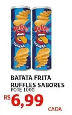 Assaí Atacadista batata frita ruffles sabores oferta