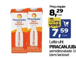 Cometa Supermercados Leite uht piracanjuba semidesnatado 1l oferta