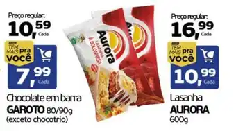 Cometa Supermercados Chocolate em barra garoto oferta