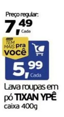 Cometa Supermercados Lava roupas em pó TIXAN YPÊ oferta