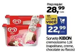 Cometa Supermercados Sorvete kibon cremosíssimo oferta