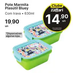 Comercial Zaffari Pote Marmita Plasútil Bluey oferta