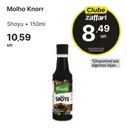 Comercial Zaffari Molho knorr shoyu oferta