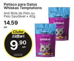 Comercial Zaffari Petisco para Gatos Whiskas Temptations oferta