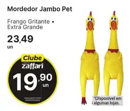 Comercial Zaffari Mordedor Jambo Pet Frango Gritante Extra Grande oferta
