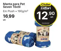 Comercial Zaffari Manta para Pet Seven Têxtil oferta