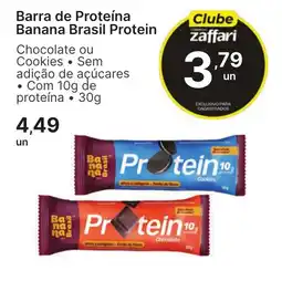 Comercial Zaffari Barra de Proteína Banana Brasil Protein oferta