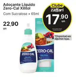 Comercial Zaffari Adoçante Líquido Zero-Cal Xilitol oferta