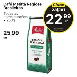 Comercial Zaffari Café Melitta Regiões Brasileiras oferta