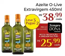 Dona de Casa Azeite o-live extravirgem oferta