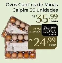 Dona de Casa Ovos Confins de Minas Caipira oferta