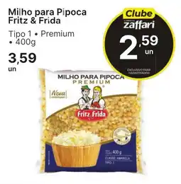 Comercial Zaffari Milho para Pipoca Fritz & Frida oferta