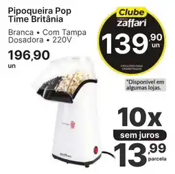 Comercial Zaffari Pipoqueira pop time britania oferta