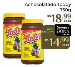 Dona de Casa Achocolatado toddy original oferta