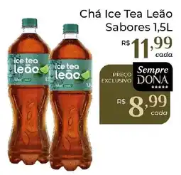 Dona de Casa Chá Ice Tea Leão Sabores oferta