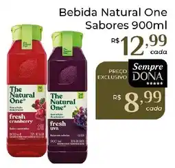 Dona de Casa Bebida natural one sabores oferta