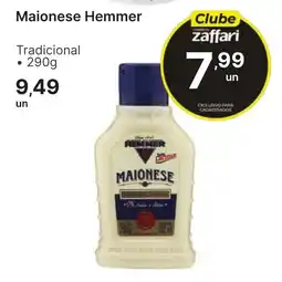 Comercial Zaffari Maionese hemmer oferta
