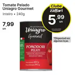 Comercial Zaffari Tomate Pelado UniaGro Gourmet oferta