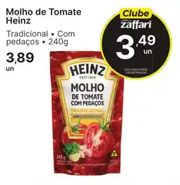 Comercial Zaffari molho de tomate heinz oferta