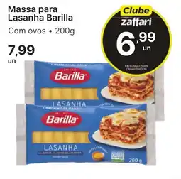 Comercial Zaffari Massa para lasanha barilla com ovos oferta