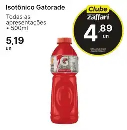 Comercial Zaffari Isotônico Gatorade oferta