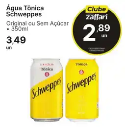 Comercial Zaffari Água Tônica Schweppes oferta