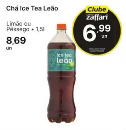 Comercial Zaffari Chá Ice Tea Leão oferta