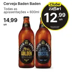 Comercial Zaffari Cerveja baden baden oferta