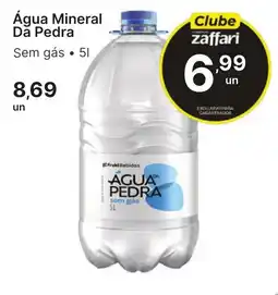 Comercial Zaffari Água mineral da pedra sem gás oferta