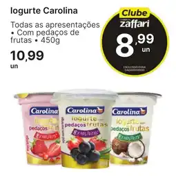 Comercial Zaffari logurte carolina oferta
