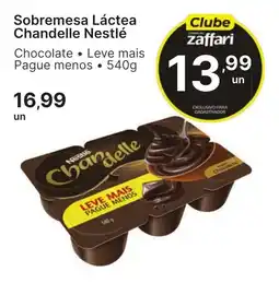 Comercial Zaffari Sobremesa Láctea Chandelle Nestlé Chocolate oferta
