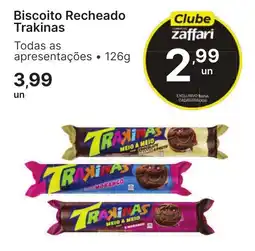 Comercial Zaffari Biscoito Recheado Trakinhas oferta