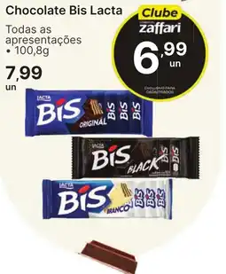 Comercial Zaffari Chocolate Bis Lacta oferta