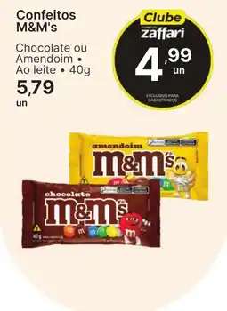 Comercial Zaffari Confeitos M&M's oferta